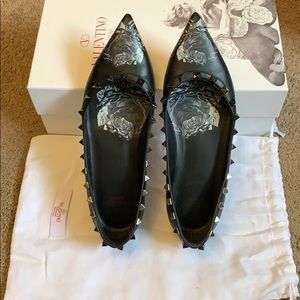 Valentino Garavani Undercover Rockstud Ballet Flat
